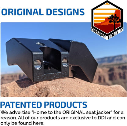 Front Seat Jackers, Seat Riser Compatible with Toyota Tacoma, 4Runner, FJ, and Lexus GX