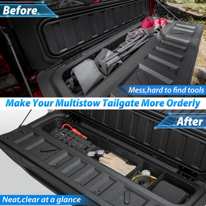 Tailgate Organizer Compatible with Chevy Colorado/GMC Canyon 2023 - 2026