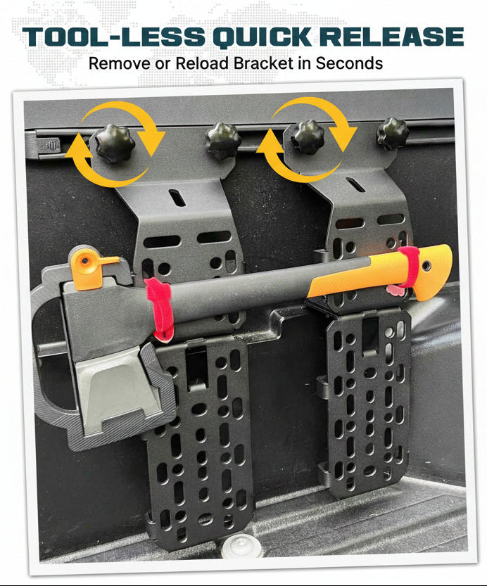 Truck Bed Rail Mount Holder Fit for Jeep Gladiator (JT) 2020-2026