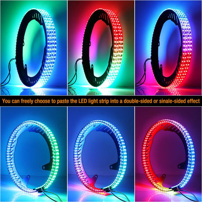 RGB Chasings Wheel Ring Lights for all Polaris Slingshot Models 2015-2022 2023 2024+ - OMOTOR