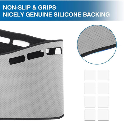 KUST Car Dash Cover for Toyota 4Runner 2010-2024 Left Hand Driving Non-Slip Center Console Dashboard Cover Interior Accessories for Toyota 4Runner Custom Fit Dash Mat Sunshade Windshield Glare Black