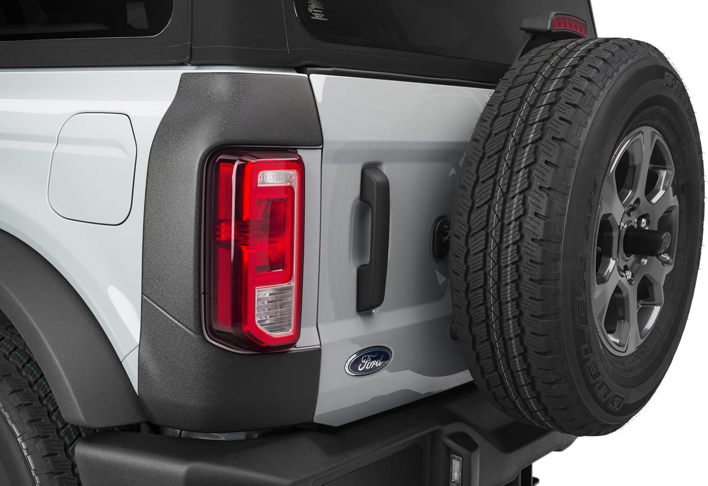 Bushwacker - Trail Armor, Rear Rear Corner Covers | Fits 2021 - 2025 Ford Bronco 2 & 4-Door, Black | 2-Pcs. 14124