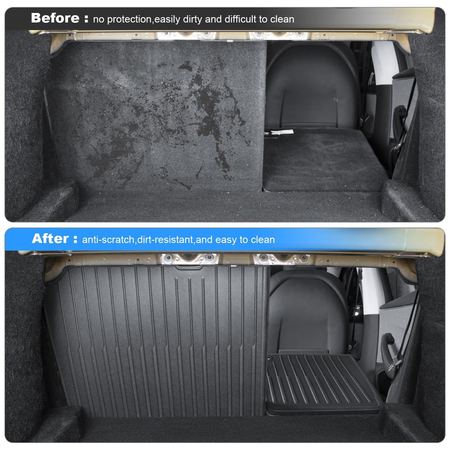 Rear Seat Back Protector for Tesla Model Y/ 3 2026 [Upgraded TPE]