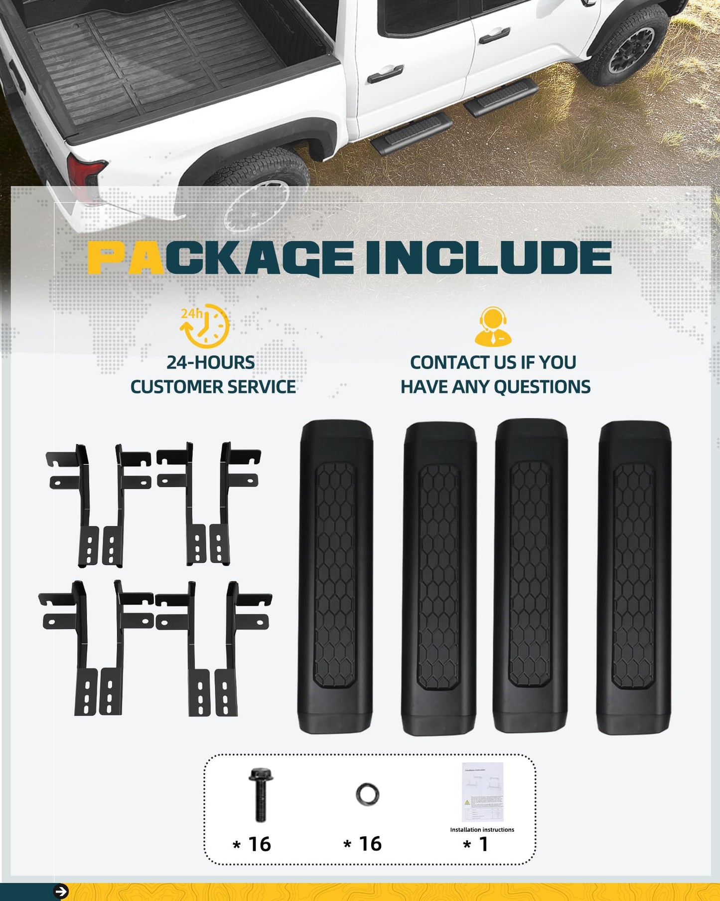 Side Steps For Chevy Colorado Crew Cab 2015-2026