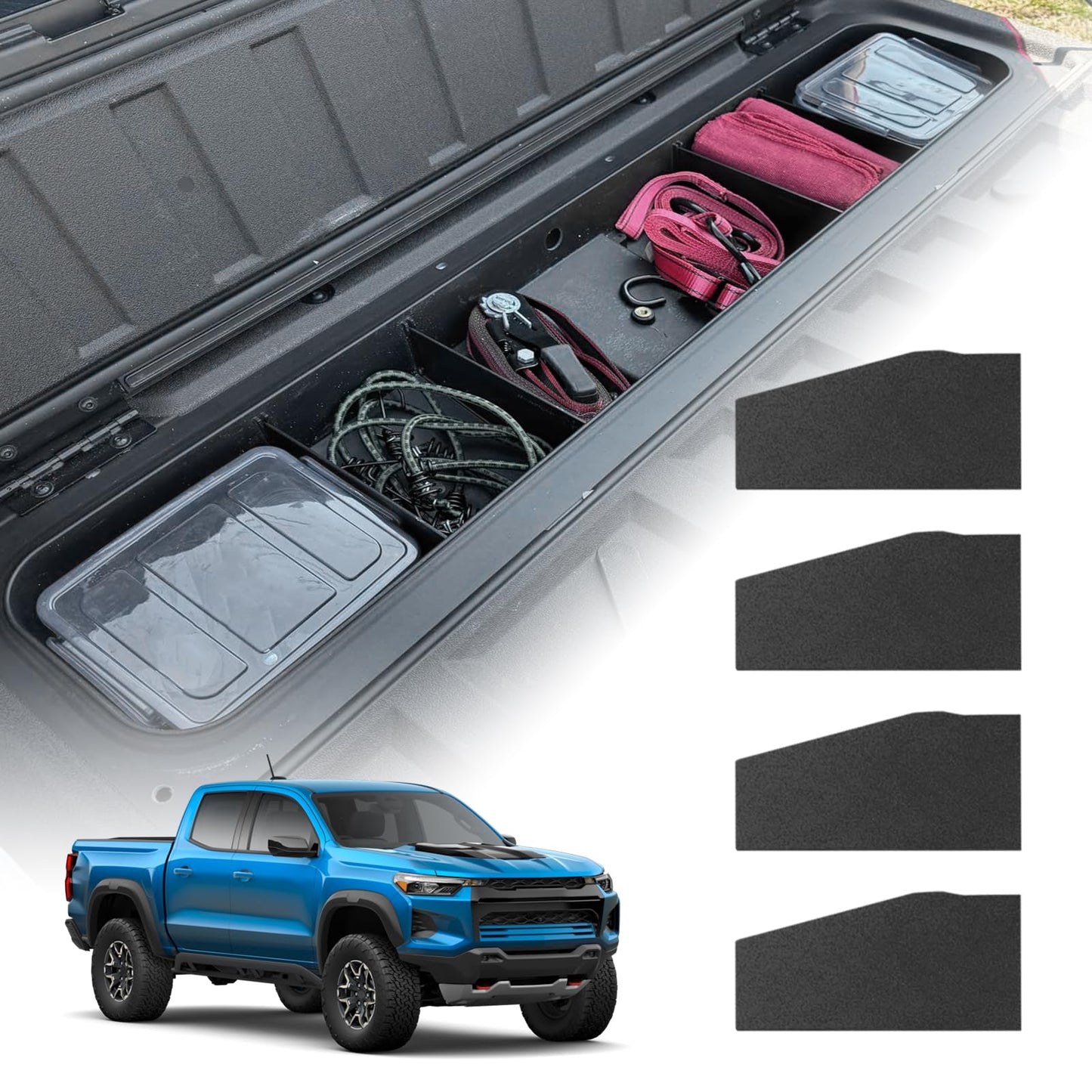 Tailgate Organizer Compatible with Chevy Colorado/GMC Canyon 2023 - 2026