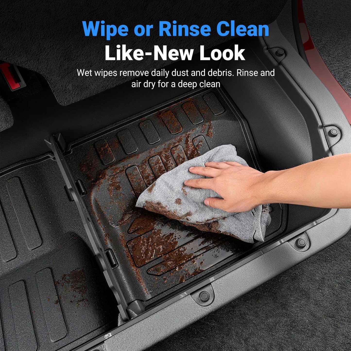 2nd Row Under Seat Storage Mat Compatible with 2022-2026 Toyota Tundra