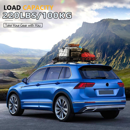220lbs Roof Rack Cross Bars Compatible with Ford Explorer 2020-2024, Heavy Duty Aluminum Anti-Theft Lockable Metal Lock Roof Rails Crossbars Rooftop Cargo Bars Luggage Racks Carrier - OMOTOR