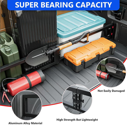 Truck Bed Divider Compatible with 2024-2025 Ford F150 Truck Bed Organizer Cargo Manager Molle Panel Replacement for 2024-2025 Ford F-150 Accessories