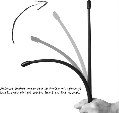 13 Inch Antenna for Jeep Wrangler JL JK JLU JKU Gladiator Rubicon Sahara 2007-2022