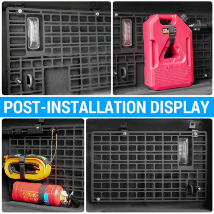 No Drilling Side Molle Panel Compatible with 2019-2024 Jeep Gladiator JT
