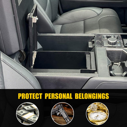 Center Console Gun Safe Box For Toyota Tundra 2022-2026/Sequoia 2023-2026
