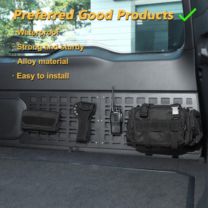 1PCS Tailgate Molle Panel Cargo Rack Compatible with Toyota Land Cruiser 250 Prado J250 LC250 2024 2025