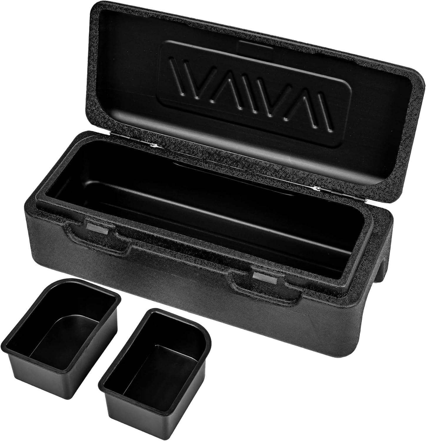 Universal ATV UTV Quad Storage Trunk Cargo Box for Front or Rear Rack All Moungting Hardware Included 30" W x 13" L x 10" H (Black)