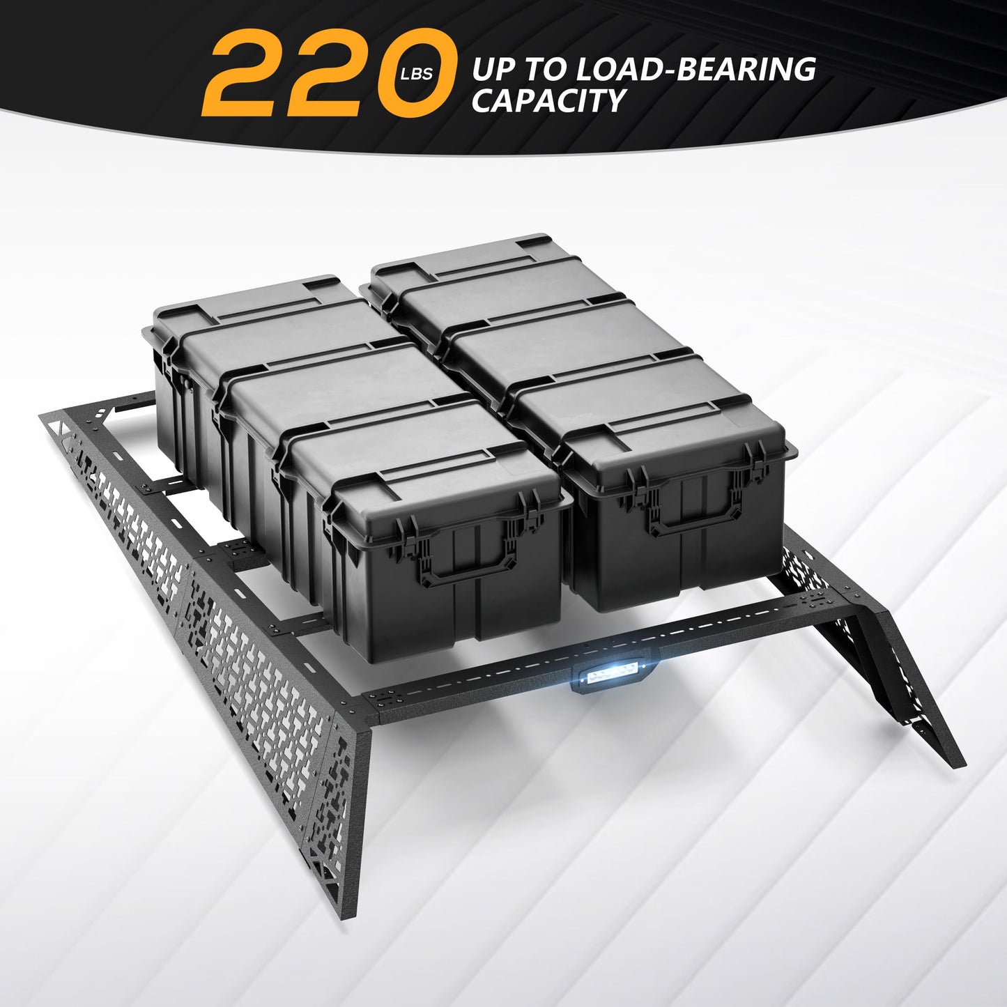 Bed Rack Roll Bar with MOLLE Panels Compatible with 2024–2025 Tesla Cybertruck