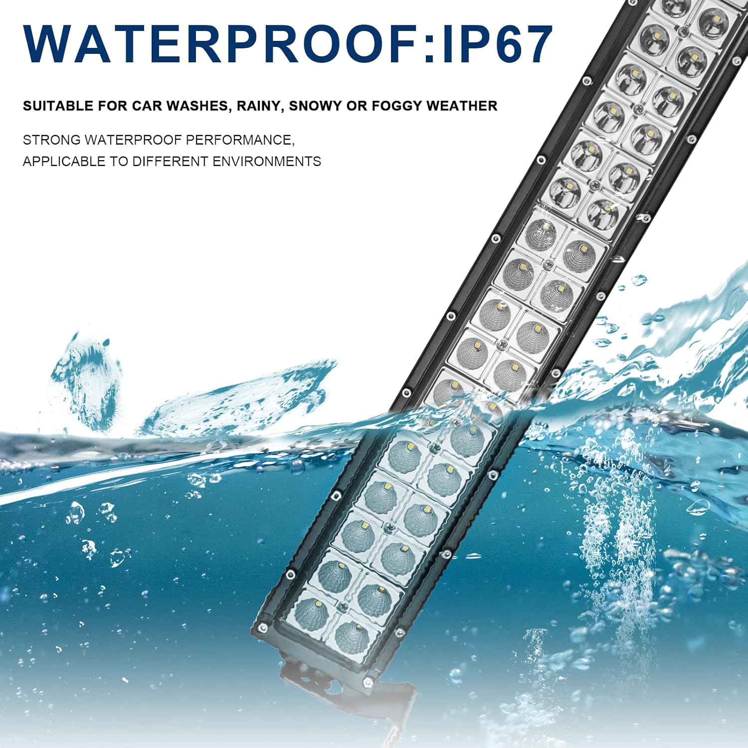 Dasen 42" 240W Curved LED Light Bar & Upper Roof Windshield Mount Brackets w/Wiring Kit Compatible with Toyota Tacoma 1995-2004, Fit 4Runner 1995-2002