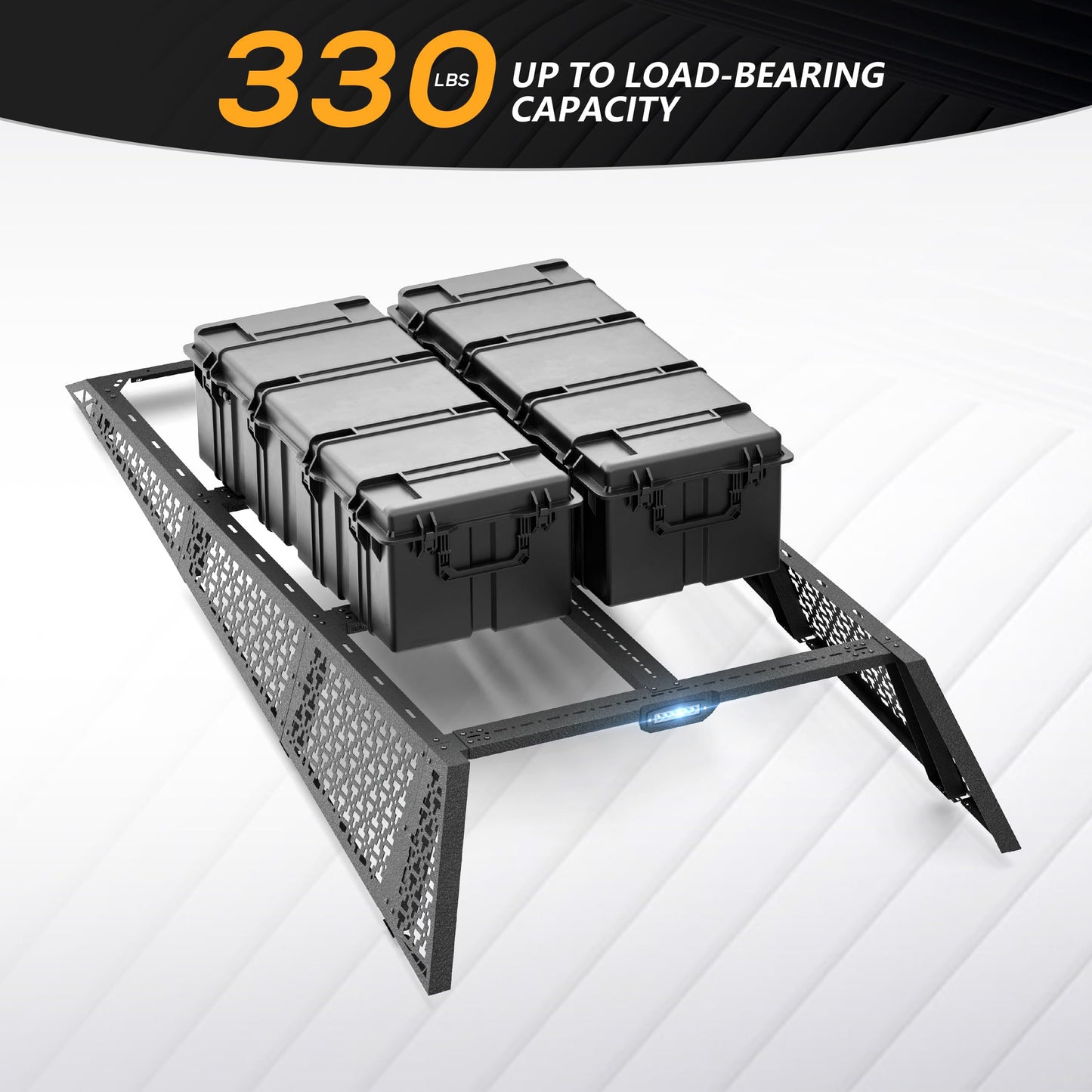 Bed Rack Roll Bar with MOLLE Panels Compatible with 2024–2025 Tesla Cybertruck