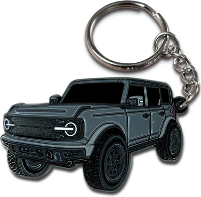 Bronco Keychain Accessories 4 door key chain Fob Cover Cool Mods compatible with Ford Bronco 2021- 2025
