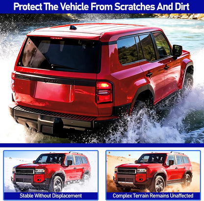 4PCS All-Weather Mud Flaps for Toyota Land Cruiser Prado 2025 2024
