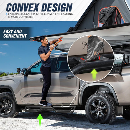 Running Boards Two-Stair Side Steps For Ford Ranger Crew Cab 2019-2026