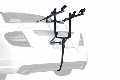 Deluxe Bike Trunk Rack, Black/Silver, 23x15x4 inches