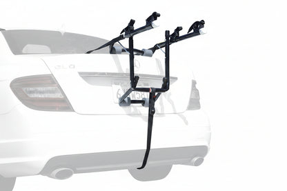 Deluxe Bike Trunk Rack, Black/Silver, 23x15x4 inches — OMOTOR