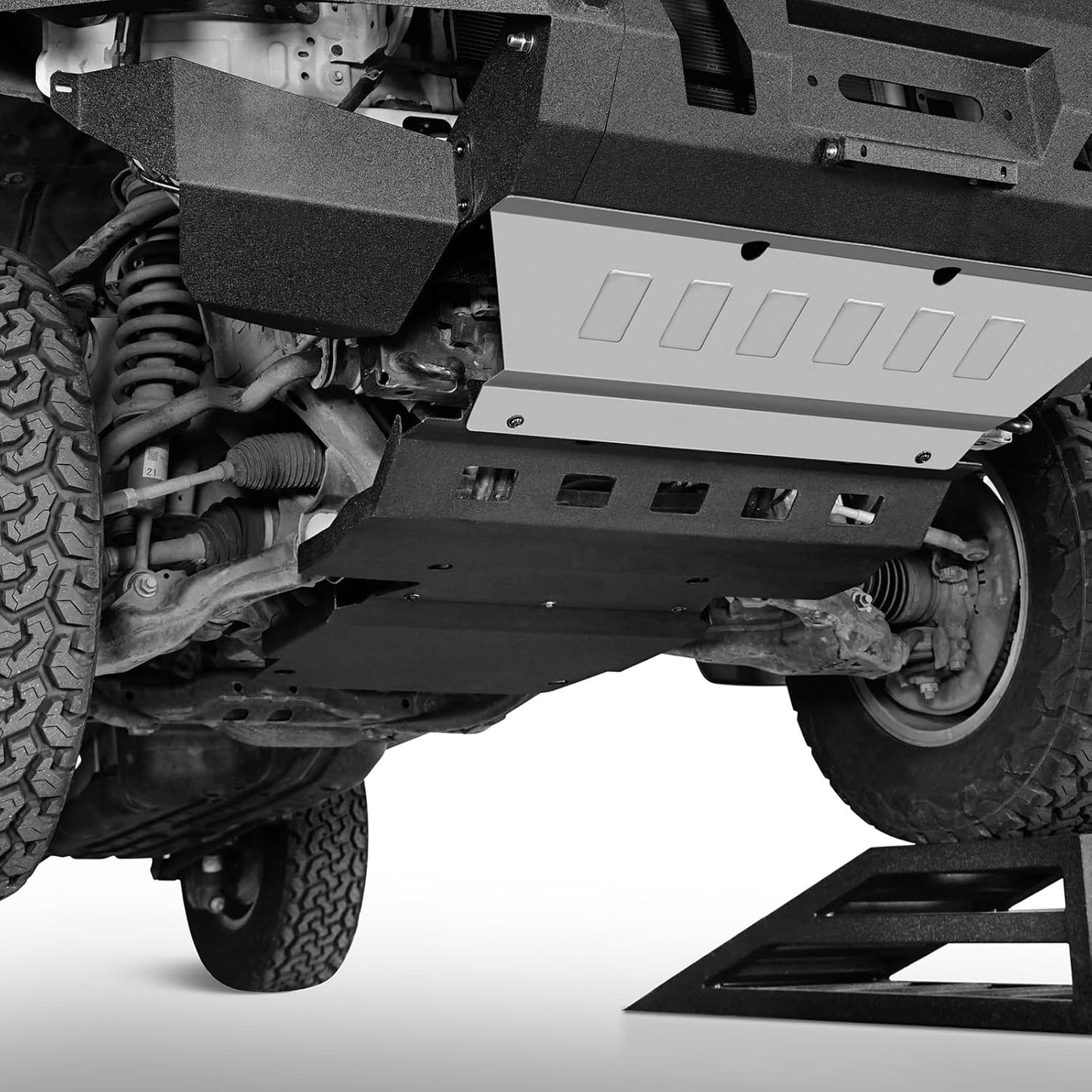 3.2MM Steel Front Skid Plate for 2010-2024 Toyota 4Runner 5th Gen