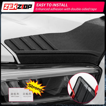 Hood Protector Compatible with 2016-2023 Toyota Tacoma Hood Shield TPE Hood Deflector Hood Guard for 2022 Tacoma Accessories