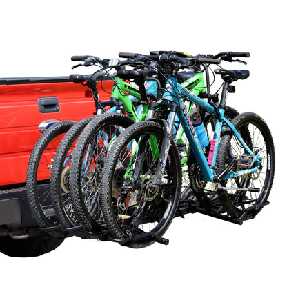 Foldable 4-Bike Rack for Cars, SUVs, RVs with 2" Hitch Receiver