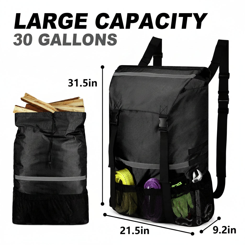 Spare Tire Trash Bag, Offroad Storage Bag Heavy Duty Truck Tailgate Fits up to 40" Tire for Jeep Truck SUV Car