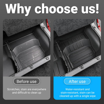 2nd Row Under Seat Storage Mat Compatible with 2022-2026 Toyota Tundra
