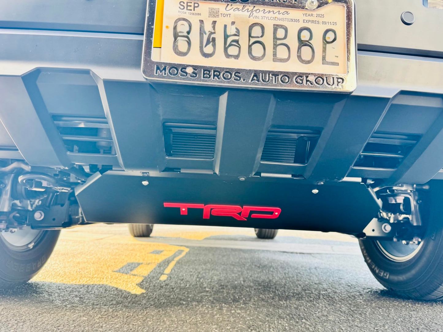 Custom Skid Plate for 2024-2026 Tacomas, Easy Oil Filter Access