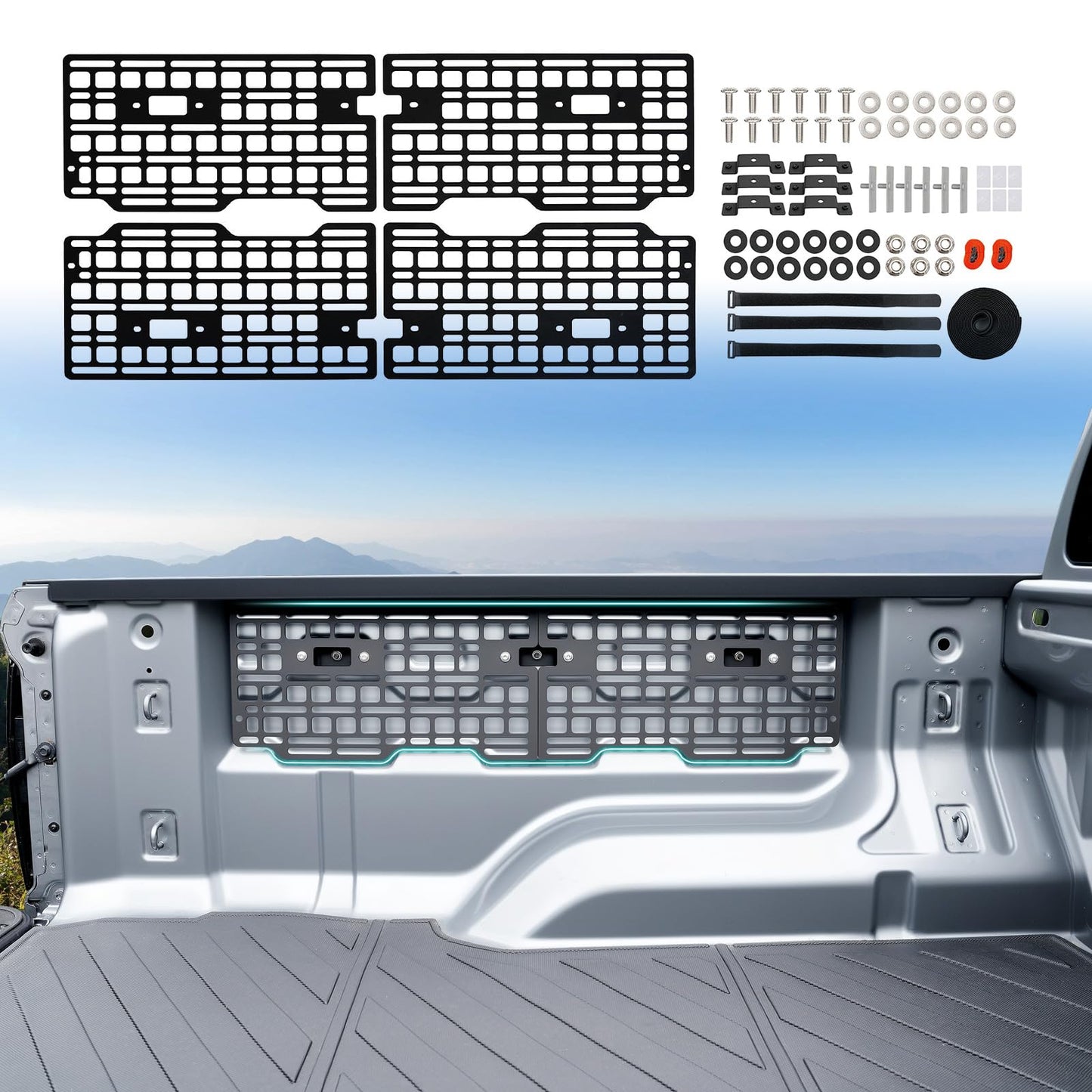 Truck Bed Molle Panel Rack System for Chevy Colorado/GMC Canyon 2023-2025