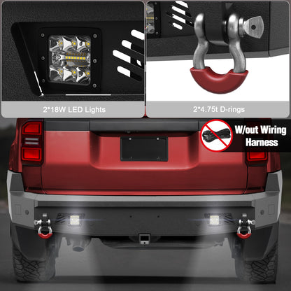 Front Lower/ Rear Bumper with LED Lights for 2024-2026 Toyota Land Cruiser 250