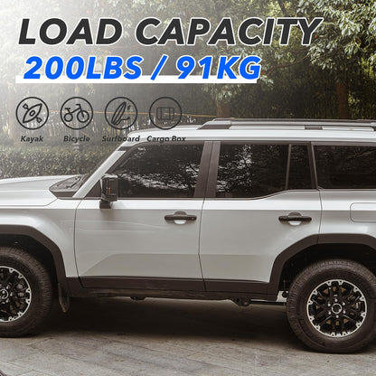 Roof Rack Side Rails + Cross Bars for Toyota Land Cruiser Prado J250 LC250/1958 2024-2026