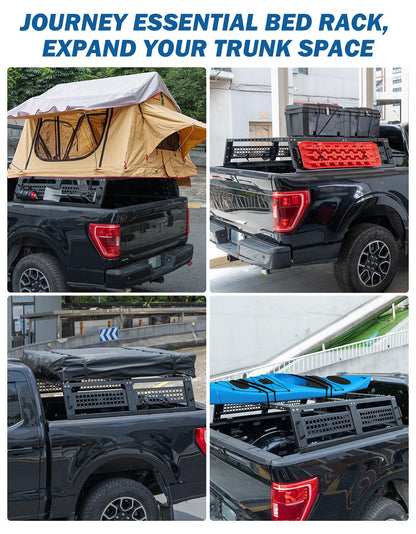 Overland Full Size Truck Bed Rack for Trucks Compatible with F150 F250 F350 Silverado Sierra Ram