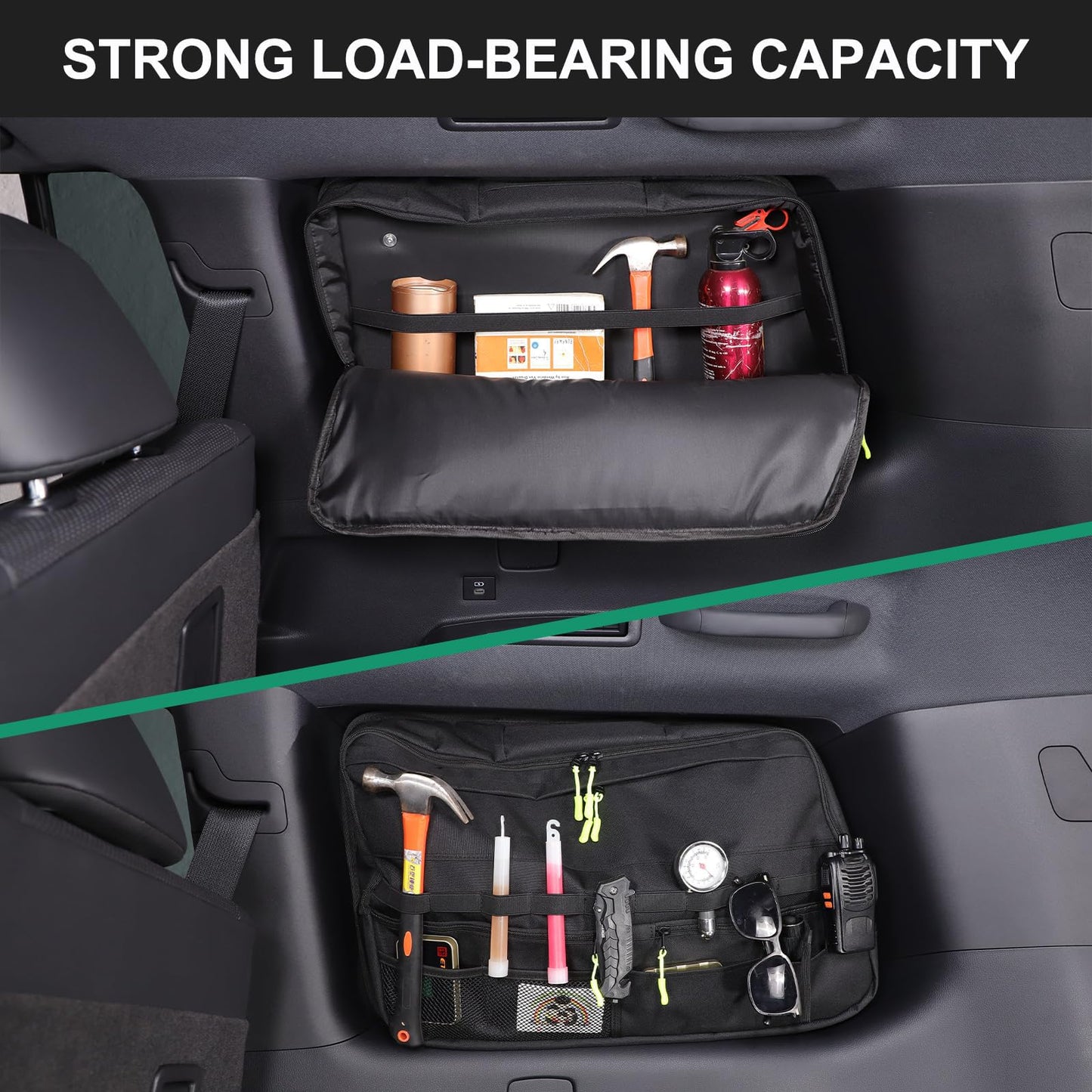 Rear Side Window Storage Bag Compatible with Toyota Land Cruiser Prado250 J250 LC250 2024 - 2026