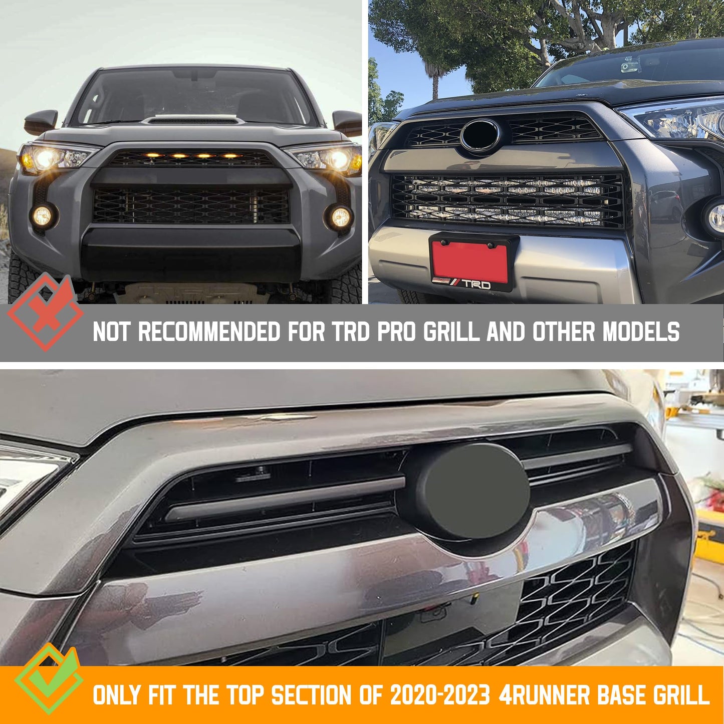 Grille LED Lights for Toyota 4Runner 2020-2024