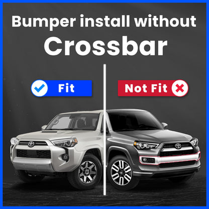Center Bumper Guard Compatible with 2014-2024 Toyota 4Runner (Exclude Limited; Nightshade; TRD Sport)
