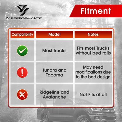 Truck Ladder Racks 800Ibs Capacity Extendable Pick-up Truck Bed Ladder Rack, Universal Heavy Duty - OMOTOR