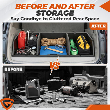 48/52/56 inch Truck Bed Cargo Box, Tailgate-slide Design for Effortless Loading/Unloading