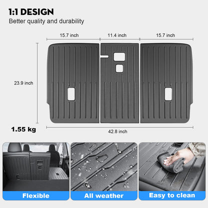 Rear Seat Back Protector for Tesla Model Y/ 3 2026 [Upgraded TPE]