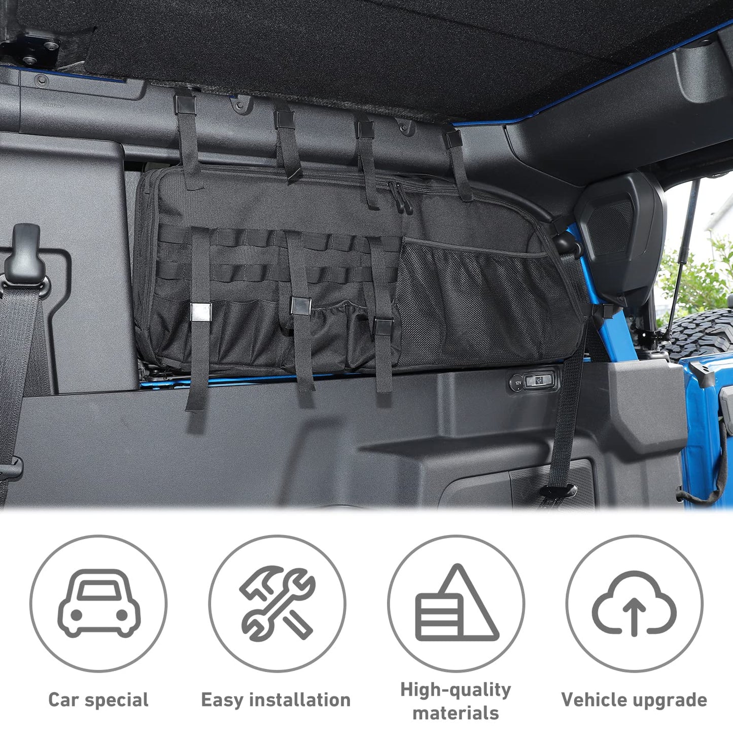 Rear Trunk Storage Bags for Ford Bronco 2021 2022+ 2Doors