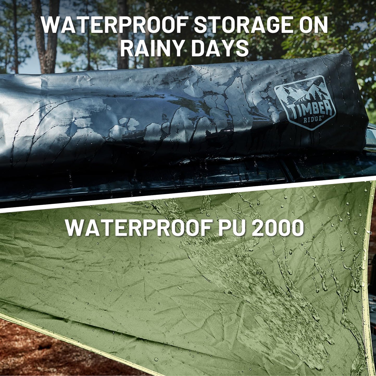 19x9.8ft Retractable Car Awning with Blackout Coating for Vehicle/Truck/Jeep/SUV/Van