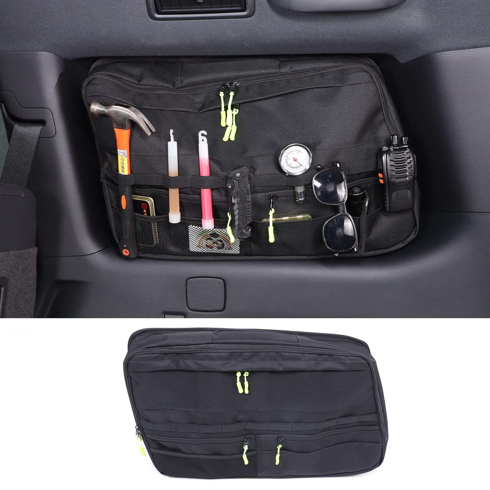 Rear Side Window Storage Bag Compatible with Toyota Land Cruiser Prado250 J250 LC250 2024 - 2026
