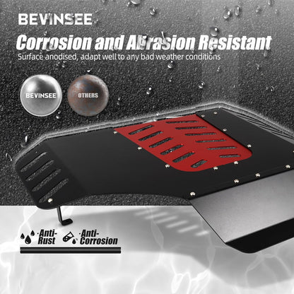 Bevinsee Engine Cover Compatible with Toyota 4Runner 2010-2024 Replacement for 11259-31310 Red