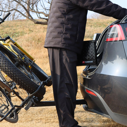 Hitch Mount 2-Bike Rack for Car, 200LB, Tilting, Fat Tire Compatible