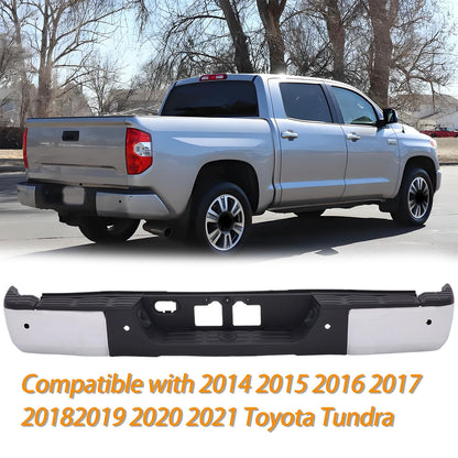 Rear Step Bumper Assembly Compatible with 2014 - 2021 Toyota Tundra