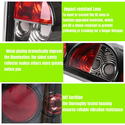 Tail Lights Fit For 1999-2006 Chevy Silverado; 1999-2006 GMC Sierra 1500 2500; 2001-2006 Chevy Silverado&GMC Sierra 1500HD 2500HD 3500; 2007 Silverado&GMC Sierra 1500 1500HD 2500HD 3500 Classic BODY