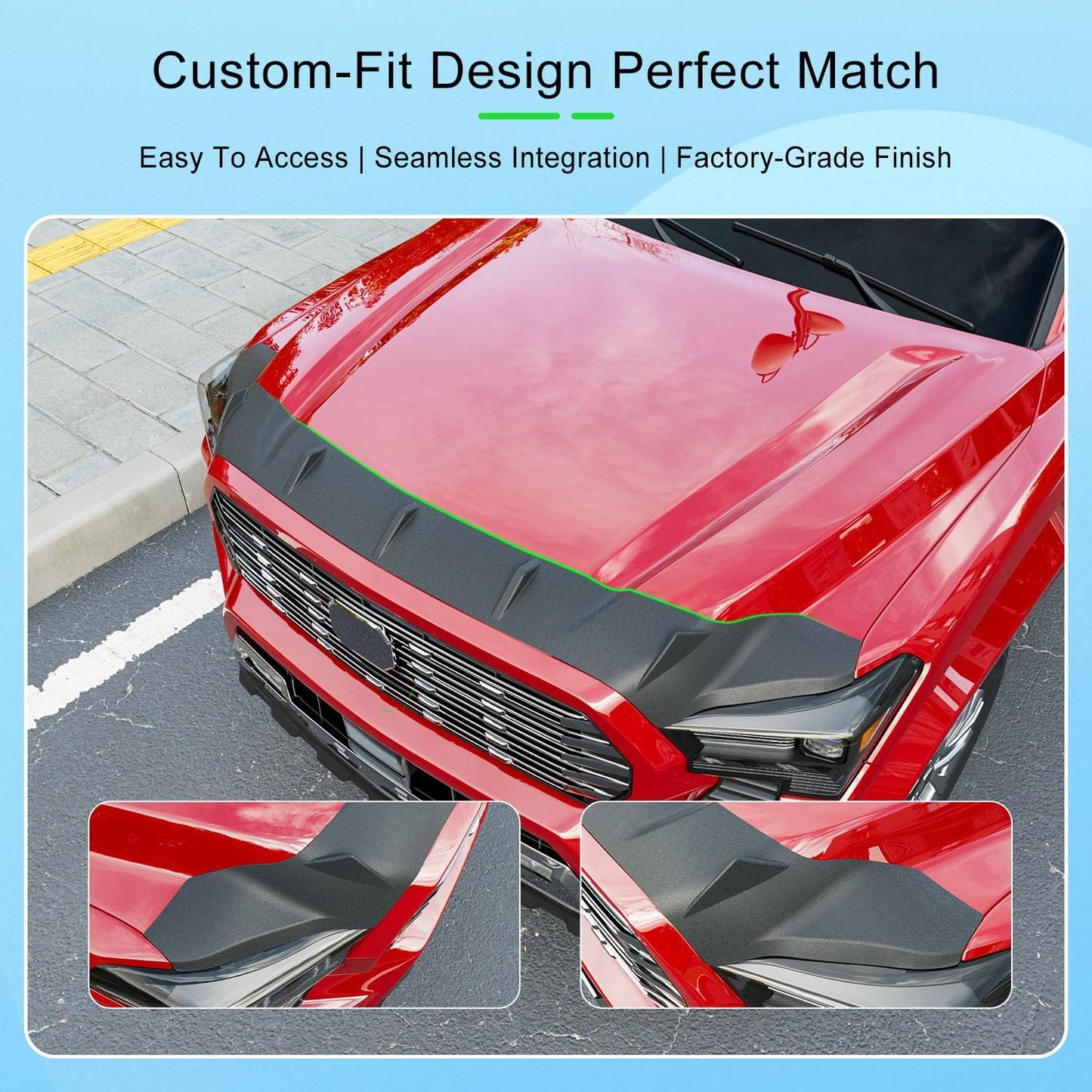 Hood Protector Compatible with 2024-2026 Toyota Tacoma