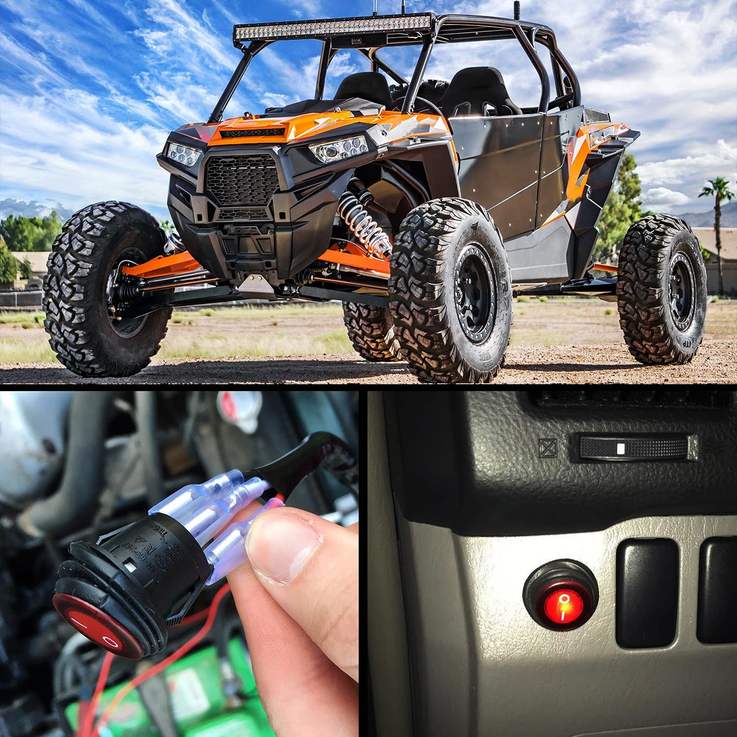 LED Light Bar Wiring Harness Kit for Off Road LED Work Light